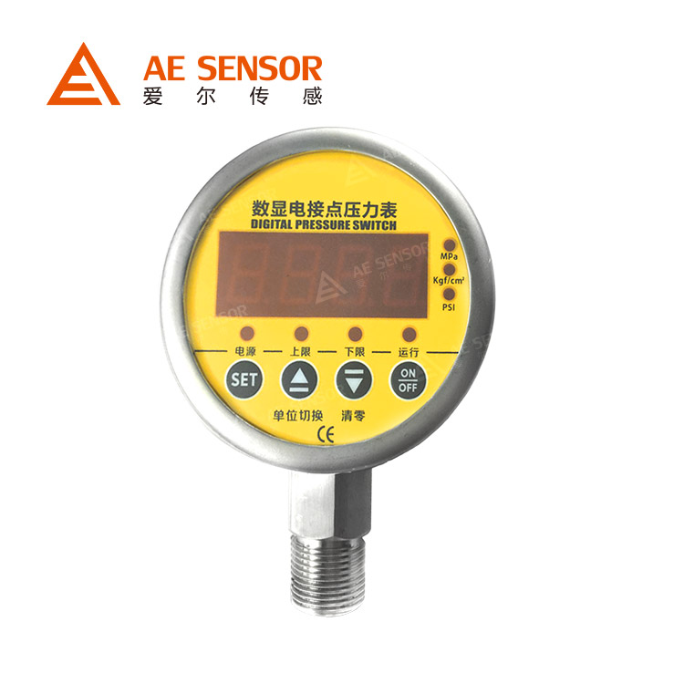 AE-P智能數顯電接點(diǎn)壓力表